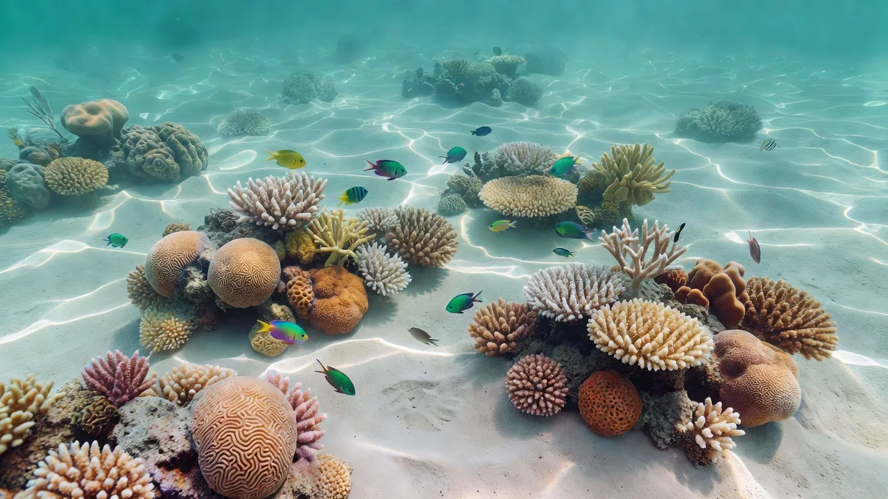 Coral On Sand