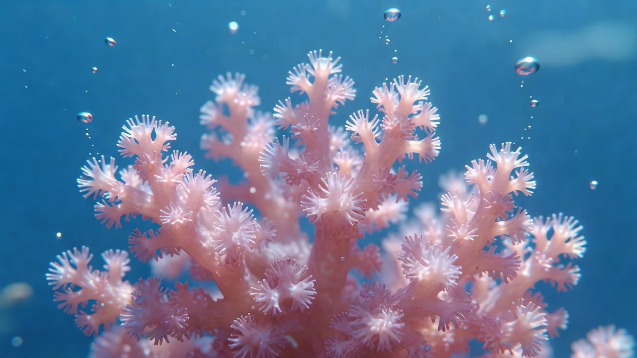 Soft Coral In Current