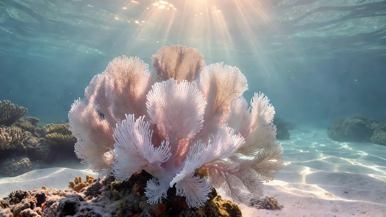 Coral does not shout for attention. It simply grows, quietly, toward the light.